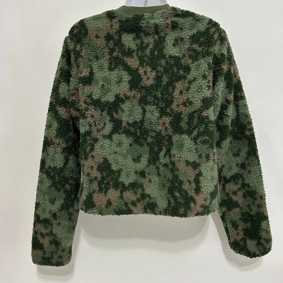 Prana Polar Escape Sweatshirt Fleece Camo Crewneck Womens Size Small - Picture 7 of 13
